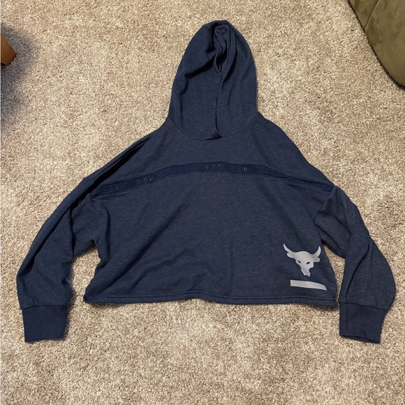 Under Armour Navy Blue Hoodie - Picture 1 of 4